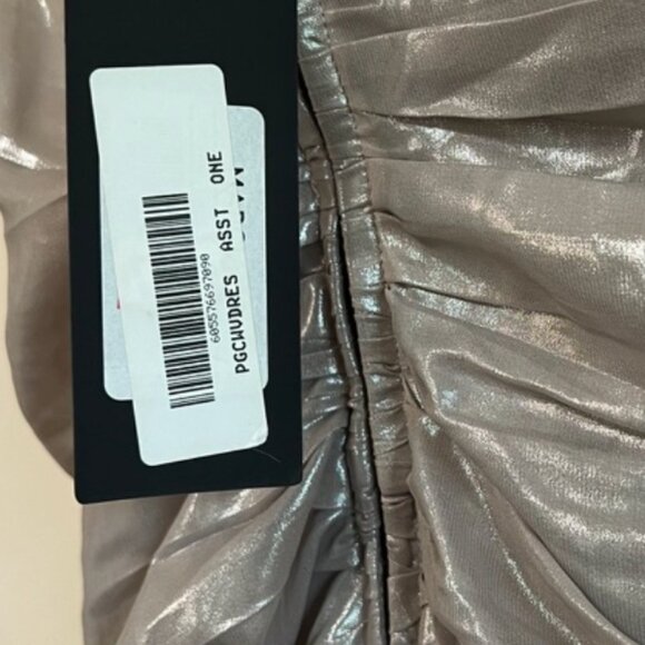 NWT GUESS BY MARCIANO Judy Iridescent Gown dress size 2 - Picture 6 of 9